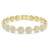 Una Angelic Set Set (3), Round Cut, White, Gold-Tone Plated Una Angelic Set Set (3), Round Cut, White, Gold-Tone Plated