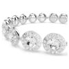 Una Angelic Set Set (3), Round Cut, White, Rhodium Plated Una Angelic Set Set (3), Round Cut, White, Rhodium Plated