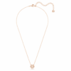 Una Necklace Clover, Pink, Rose Gold-Tone Plated Una Necklace Clover, Pink, Rose Gold-Tone Plated