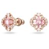 Una Set Mixed Cuts, Clover, Pink, Rose Gold-Tone Plated