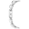 Watch Octagon Cut Bracelet, White, Stainless Steel Watch Octagon Cut Bracelet, White, Stainless Steel