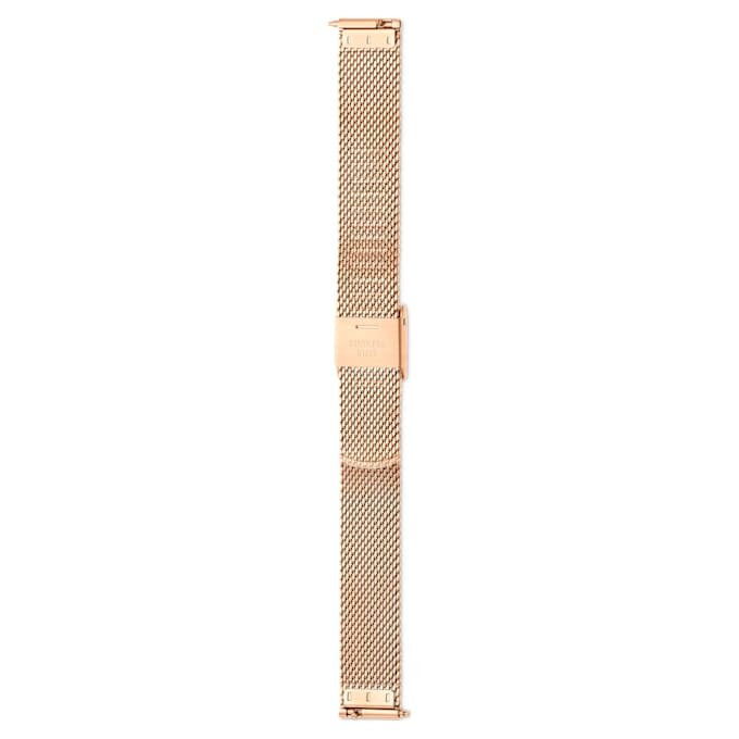 Watch Strap 13 Mm (0.51″) Width, Metal, Rose Gold Tone, Rose Gold-Tone Finish Watch Strap 13 Mm (0.51″) Width, Metal, Rose Gold Tone, Rose Gold-Tone Finish