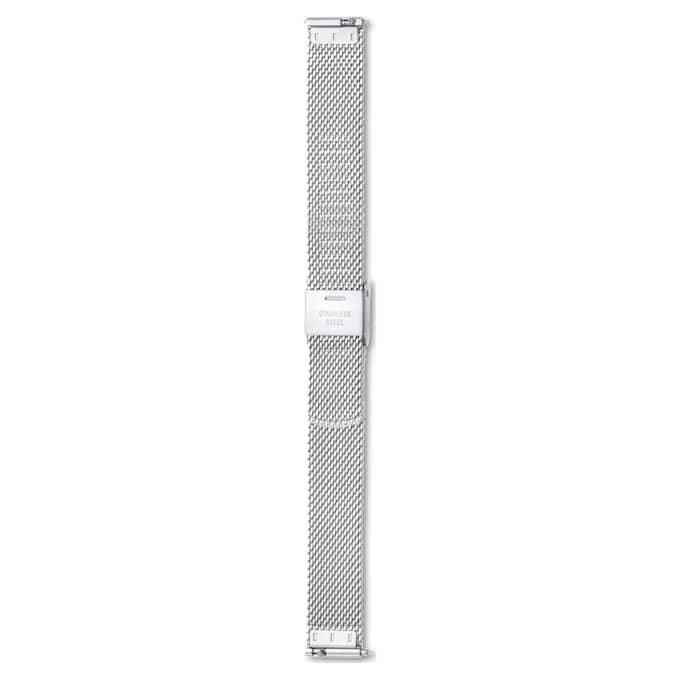 Watch Strap 13 Mm (0.51″) Width, Metal, Silver Tone, Stainless Steel Watch Strap 13 Mm (0.51″) Width, Metal, Silver Tone, Stainless Steel