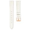 Watch Strap 16 Mm (0.63″) Width, Leather Strap, White Watch Strap 16 Mm (0.63″) Width, Leather Strap, White
